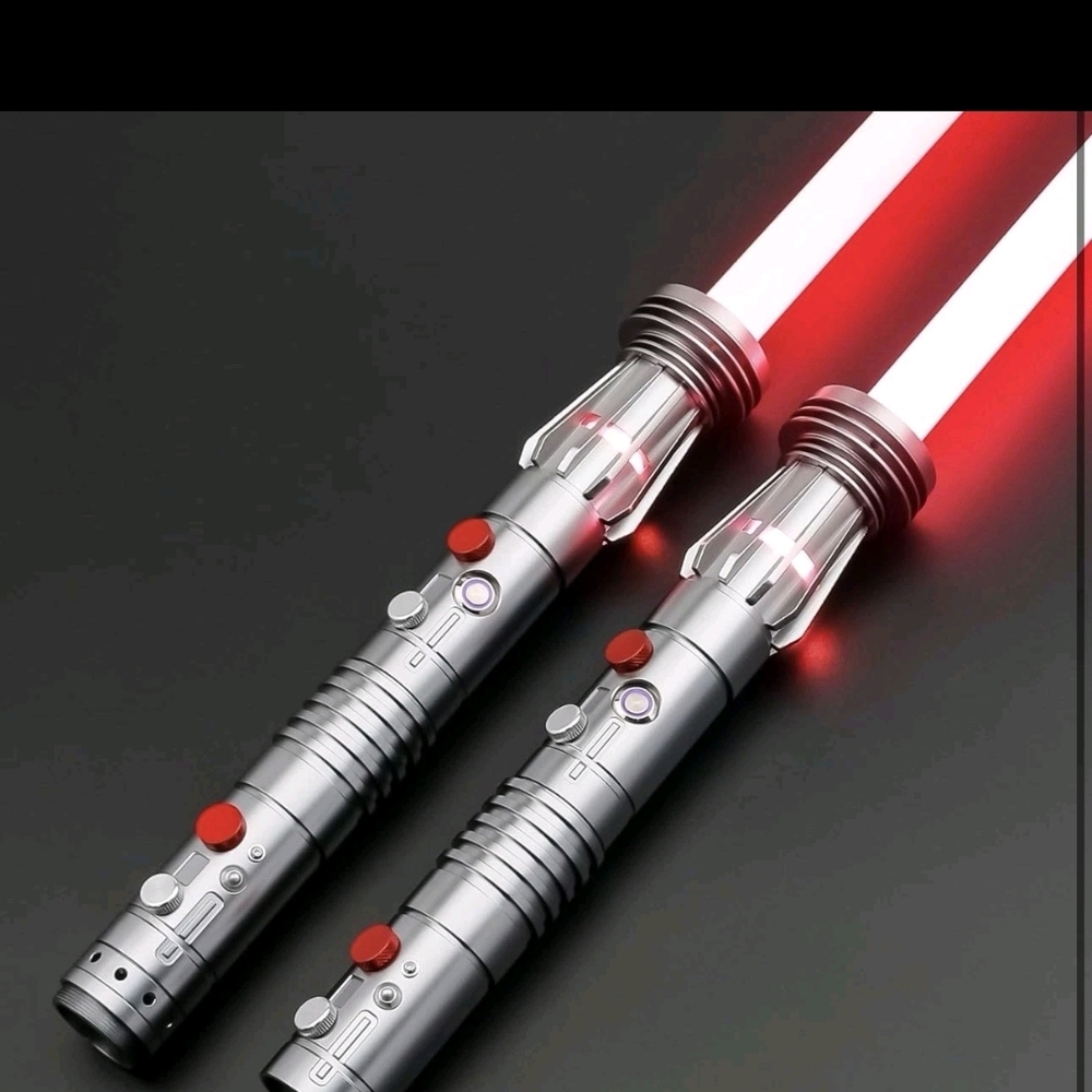 RGB Double-Bladed Metal Lightsaber, Motion Control, Star Wars Replica Saber